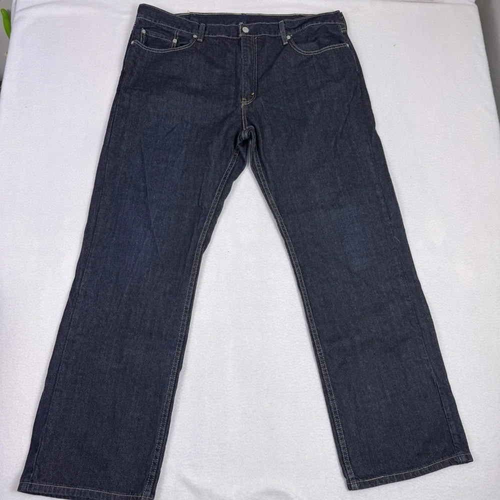 Levi's‎ 559 Relaxed Straight Jeans Men's 42x32 Dark Indigo Wash Waterless Denim